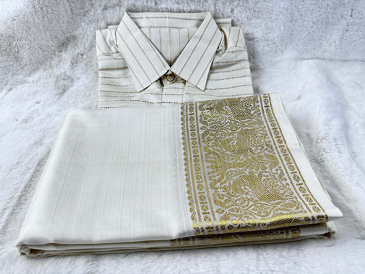 Dothi Vanasingaram / Shirt with Lines